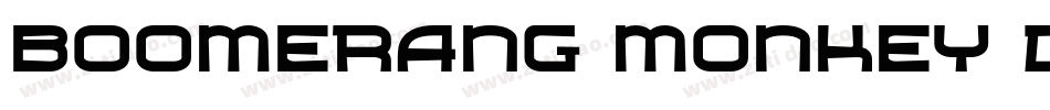 boomerang monkey deluxe.字体转换